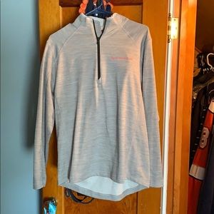 Vineyard Vines Gray Lightweight 1/4 Zip Medium